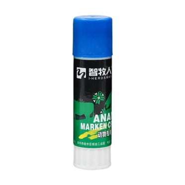 Abbracc Craie de Cire de Bétail Peinture Imperméable Stylo de Marquage de Ferme pour Fermier Moutons Chèvres Bleu