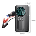 thumbnail image 3 of TopLLC Car Inflator Battery Jump 2-in-1 1000A Emergency Start Power Supply 12V Battery Pack Battery Booster Jump Box Portable Charger Jumper Cables LED Display Screen, 3 of 9