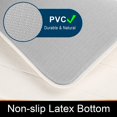 thumbnail image 4 of ORUYROP Memory Foam Bath Mat Large Size, Soft and Comfortable, Super Water Absorption, Non-Slip, Thick, Machine Wash, Easier to Dry for Bathroom Floor Rug (55.1 x 24 Inch, Cream), 4 of 7