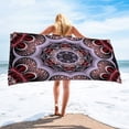 thumbnail image 1 of TopLLC Microfiber Beach Towel Super Lightweight Colorful Bath Towel Sandproof Beach Blanket Multi-Purpose Towel For Travel Swimming Pool 30x60 Inch, 1 of 8