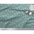 thumbnail image 2 of Soimoi Rayon Fabric Leaves & Floral Block Decor Fabric Printed Yard 42 Inch Wide, 2 of 3