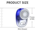 thumbnail image 3 of Shave Clearance, Bradem Mini Electric Shaver Pocket Size Electric Shaver for Men Women Rechargeable Easy One Button Portable Powerful Electric for Travel Business Trip, 2X Razor Clearance Sale!, 3 of 9