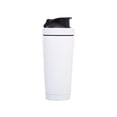 thumbnail image 2 of Bouteille Shaker en Acier Inoxydable avec Bille Fouet en Fil pour Mélange de Protéines / Bouteille Isolée pour Smoothies et Suppléments / Couvercle Rabattable Anti-Déversement avec Serrure / pour la Maison, le Gym et le Bureau, 2 of 7