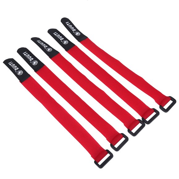 Peahefy 5Pcs/Set DUUTI Durable Sports Cycling Riding Adjustable Nylon Bicycle Handlebar Tie Straps Hot, Bike Hook Loop Strap, Cycling Binding Band
