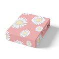 thumbnail image 4 of Erosebridal Housse de Couette Rustique à Marguerites Grand Lit, Literie Rose Format Grand Lit, Déco de Chambre Fleurs Rétro, Réversible 3 Pcs (Sans Couette), 4 of 6