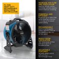 thumbnail image 2 of Xpower FC-150B Brushless Rechargeable DC Motor Air Circulator for Whole Room, 2 of 7