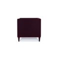 thumbnail image 4 of Jack Tufted Tuxedo Accent Arm Chair Burgundy, 4 of 10