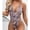 Pink, variant on Dvkptbk Swimwear Women Cover Ups for Swimwear Women Ladies Fashion Serpentine Print Lacing Strap Hollow Out Sexy Decoration Women's One-piece Swimsuit
