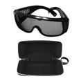 thumbnail image 2 of HILABEE Safety Glasses Lightweight Steel Mesh Safety Goggles for Working Wood Sawing Rectangular Case, 2 of 9