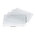 thumbnail image 3 of TIELUTT 8PC Double Fully Transparent Placemat Dining Room Table Set for 4 round Plate Mat Set 4 round Place Mats for Kitchen Table round Dining Table Set for 4 under 300 Place Mates for Tables Hot, 3 of 5