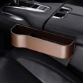 thumbnail image 4 of mmirethe Gap Filler Organizer High Performance with Cup Holder Brown Left 1Set, 4 of 6