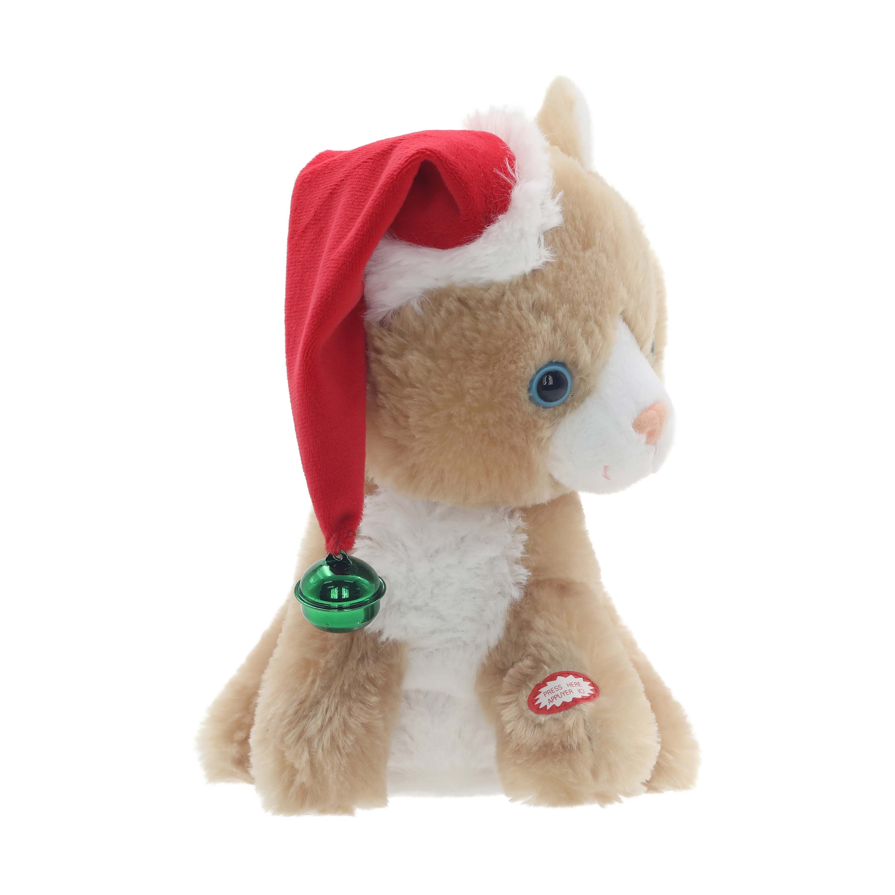 Holiday Time Animated Silly Wild Brown Cat