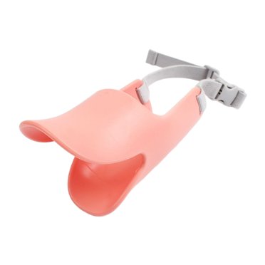 Pet Mouth Cover Soft Breathable Dog Muzzle Wear-resistant Durable Pet Waterproof Reusable Duckbill Covers Lightweight Anti-Biting Chewing Muzzles Pink