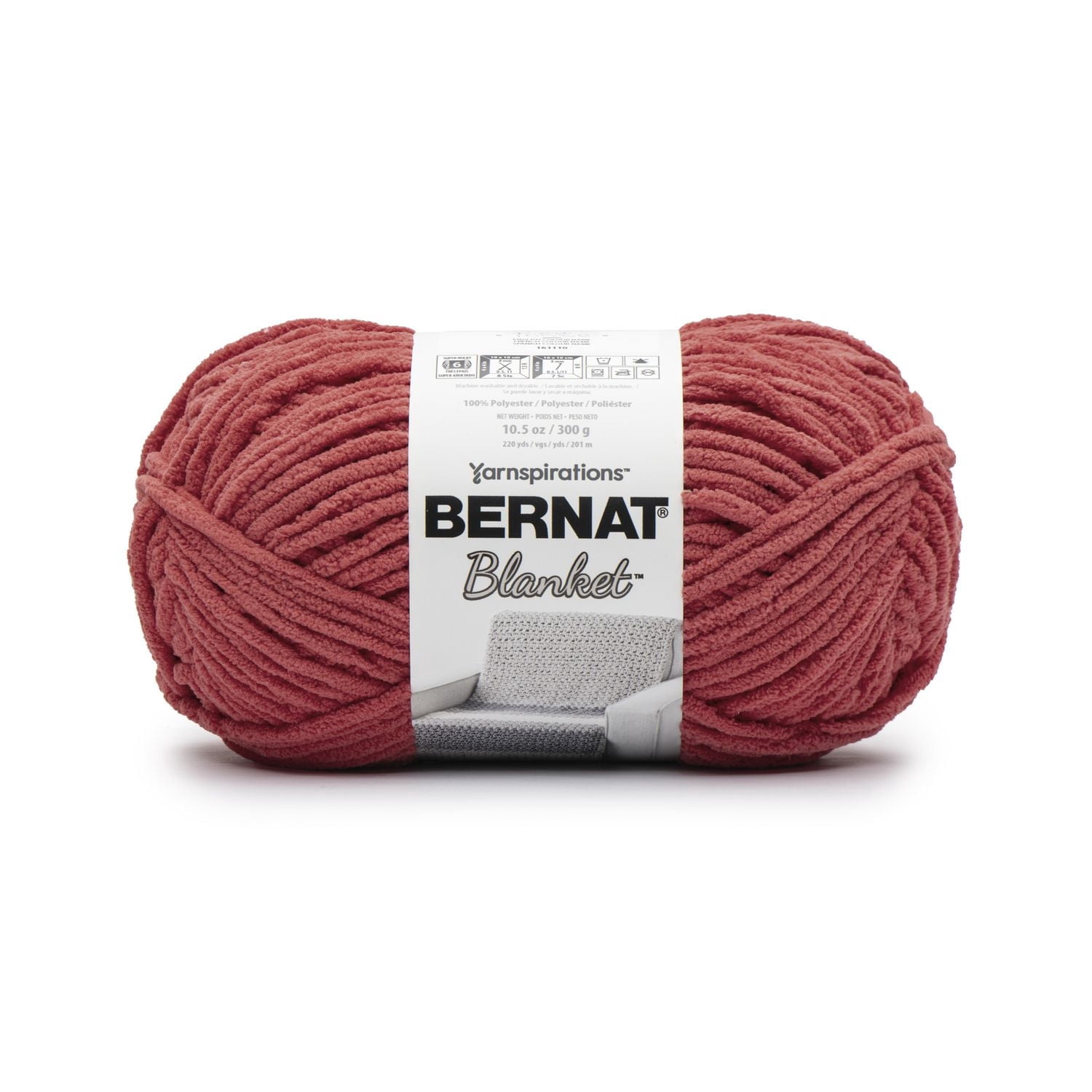 Bernat® Blanket™ #6 Super Bulky Polyester Yarn 10.5oz/300g, 220 Yards