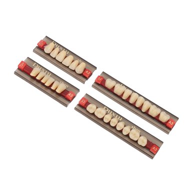 Dentier Synthétique, Faux Dents Dures A3 425 Professionnel DIY pour Hommes Femmes pour Cliniques