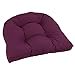 thumbnail image 3 of Blazing Needles Coussin de Chaise en Forme de U (Ensemble de 2)-Raisin, 3 of 3