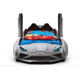 thumbnail image 1 of Lit Voiture de Course Simple LAMBO RX avec DEL et Effets Sonores, Mobilier de Chambre pour Enfants Voiture de Course, Lit Simple Voiture de Course, 1 of 5