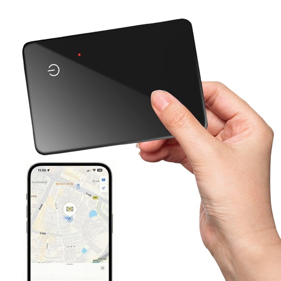 karymi Ultra Thin GPS Tracker Card for Wallet Keys Luggage Anti Loss Bluetooth Tracking Device with Smartphone App Real Time Location Alert Alarm Birthday Gifts Party Favors