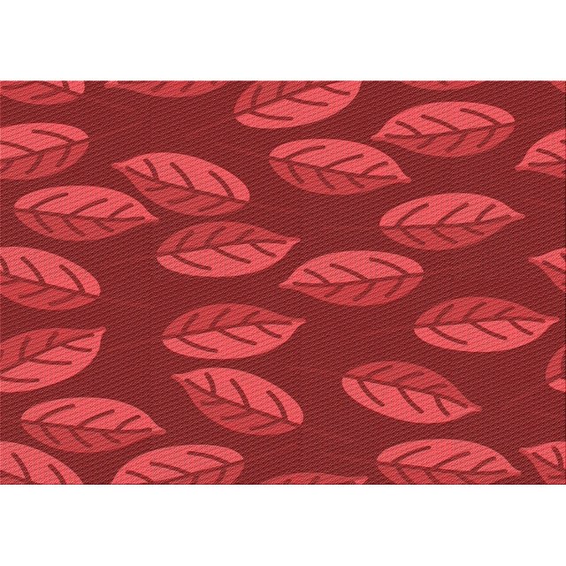 Ahgly Company Tapis d'Intérieur Rectangulaires Transitionnels Rouges Lavables à la Machine, 4 Pieds x 6 Pieds