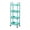 Green, variant on 4-Layer Kitchen Storage Cart Armrests Casters Plastic Functional Shelf for Bathroom Toiletries Organizer