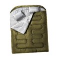 thumbnail image 3 of Almencla Double Sleeping Bag Portable for Outdoor Activities Mountaineering Green, 3 of 8