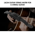 thumbnail image 3 of Fret Wrap, Guitar String Mute Guitar Gear Fretboard Muting Wrap Punk Style String Fretwrap Guitar Fret Wrap with 18cm Dampener String Muter for 6 String Guitar, 3 of 7