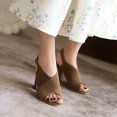 thumbnail image 1 of LSLJS Talon Épais Grande Taille pour Femmes avec Talon Haut pour Femmes, 1 of 7