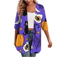 thumbnail image 2 of LOVZFMLL Cardigan pour Femmes, Cardigan Polyvalent de Loisirs pour Femmes, 2 of 7