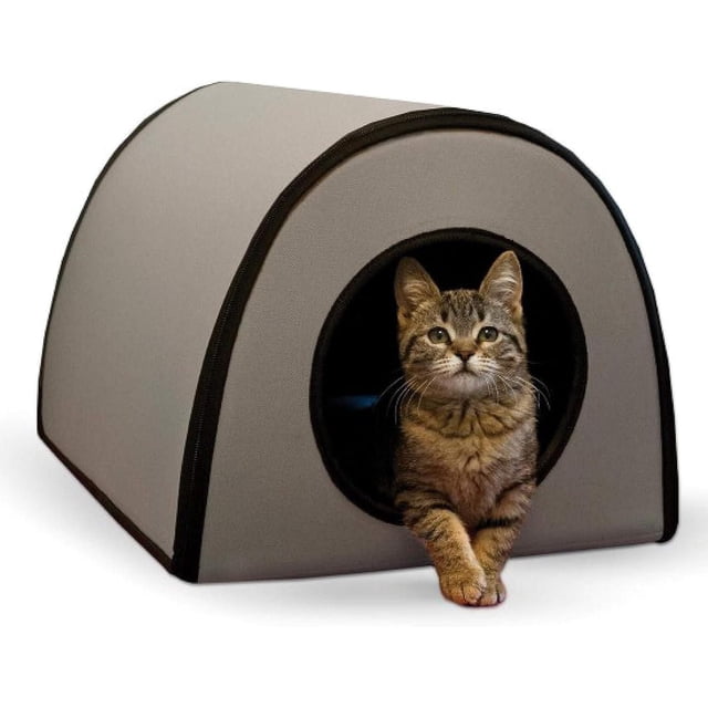 K&H Thermo Mod Thermo-Kitty Outdoor Shelter Brown