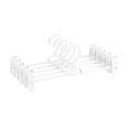 thumbnail image 4 of 10pcs Pants Hangers Plastic Space Saving Non-Slip Skirt Hangers with Clips, 4 of 4