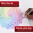 thumbnail image 3 of Sharpie Permanent Markers, Ultra Fine Point, Classic Colours, 8 Count, 3 of 6