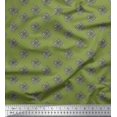 thumbnail image 1 of Soimoi Poly Georgette Fabric Floral Block Decor Fabric Printed Yard 42 Inch Wide, 1 of 3