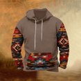 thumbnail image 1 of Styesk Sweatshirts pour Hommes Imprimé Dégradé Manches Longues avec Poche, 1 of 3