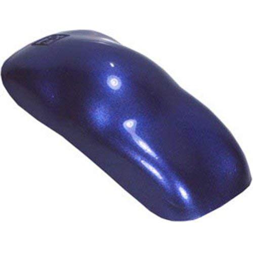 Restoration Shop - Peinture Auto en Émail Acrylique Métallique Bleu Indigo - Trousse Complète de Peinture d'Un Gallon - Revêtement Professionnel à une Étape à Haut Lustre pour Automobile, Voiture, Camion, Équipement, Ratio de Mélange 8:1, 2,8 VOC
