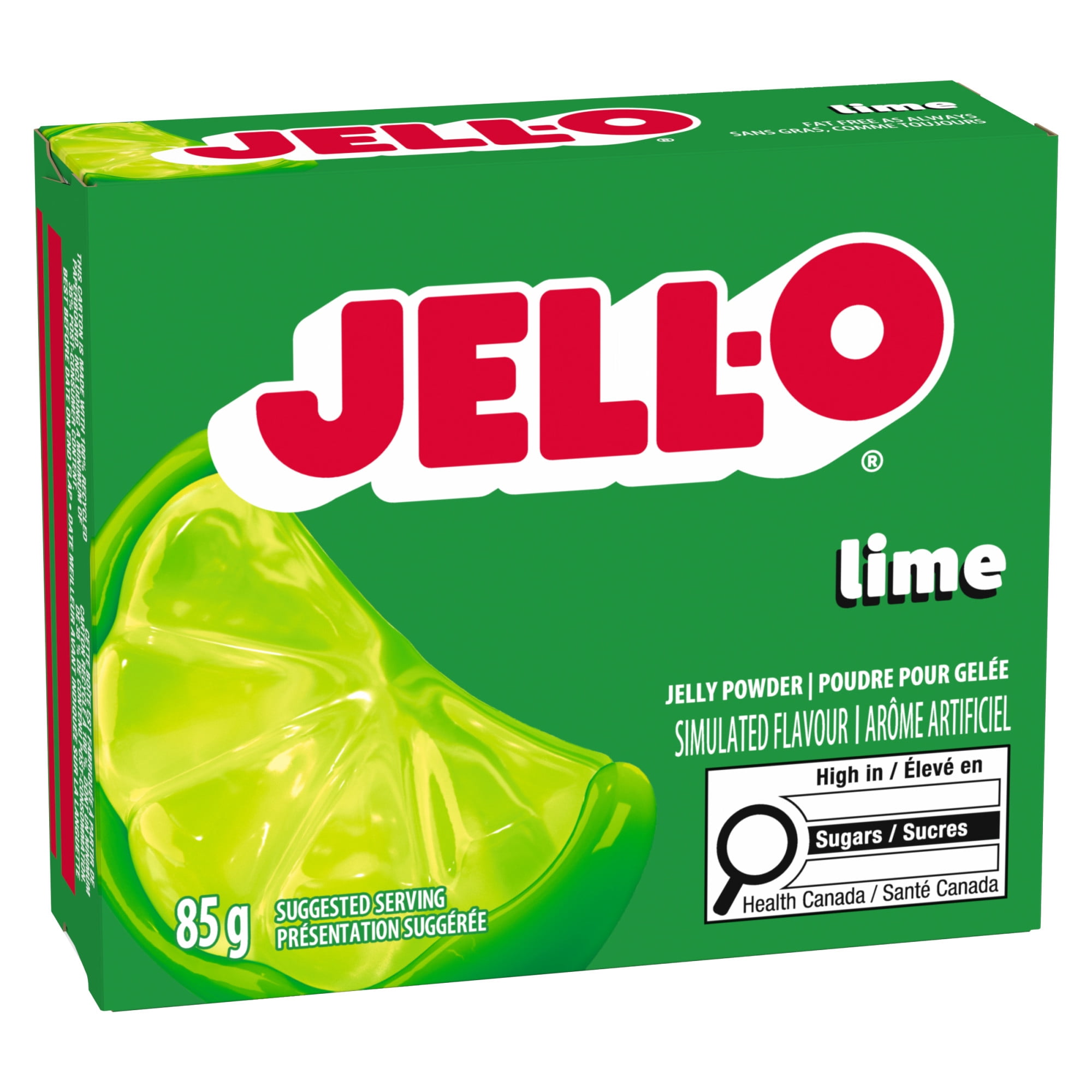 Mélange De Poudre Pour Gelée Lime, Boîte