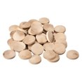thumbnail image 1 of Unique Bargains 50Pack Flat Head Wood Plugs, 1-3/8 Inch Wooden Button Wood Plugs Screw Covers, 1 of 5