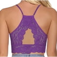 thumbnail image 3 of Bras for Women, Womens Solid Lace Wrapped Chest And Backless-thin Bra With Padding Breathable Underwear Daily Bra, 3 of 3