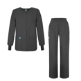 thumbnail image 1 of Adar Universal Women's Scrub Set - Warm-Up Scrub Jacket and Elastic Pull-On Pants, 1 of 5