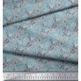 thumbnail image 3 of Soimoi Modal Satin Fabric Brush Stroke Abstract Print Fabric by The Yard 42 Inch Wide, 3 of 3