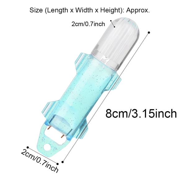 Leurre à DEL, Leurre Poisson à DEL Mini Étanche Leurre Poisson à DEL Lumière de Pêche sous-Marine Lumière Attrayante Leurre Lampe Clignotante
