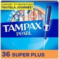 thumbnail image 2 of Tampax Pearl Tampons, with LeakGuard Braid, Super Plus Absorbency, Unscented 36 count, 2 of 23