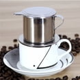 thumbnail image 2 of MYG Stainless Steel Vietnam Vietnamese 50/100ml Coffee Pot Drip Filter Coffee Maker, 2 of 4