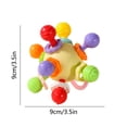 thumbnail image 3 of ABPWLY Multisensory Textured Grasp Sphere with Rotation and Gentle Rattle Sounds Clearance Kids Toys Canada Days Gifts Games, 3 of 7