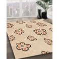 thumbnail image 3 of Ahgly Company Tapis d'Intérieur Lavables en Machine, Carrés Transitionnels Brun Bronze, Carrés de 3', 3 of 7
