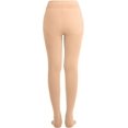 thumbnail image 3 of ORUYROP Women's Solid Colored Opaque Microfiber Footed Tights, 3 of 7