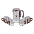 thumbnail image 2 of Huayishang Glass&Bottle Water Separation Glass Teapot With Wooden Handle Teapot Glass Teapot With Infuser Magical Teapot Glass Glass Teapot With Strainer Filter Teapot With Infusers, 2 of 9