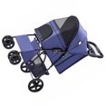 thumbnail image 4 of Pet Pet Stroller Lightweight Foldable Ventilate Oxford Portable Small Dog Stroller for Dogs Cats, 4 of 8