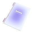 thumbnail image 1 of Clearance Pastel Aesthetic notebook Spiral Notebook, A4 Binder Journal 8mm Ruled 4 Color 60 Sheets Pastel Gradient Notebook for Women Business Work, Back to Schools Gradient Purple 8.34x5.9IN, 1 of 9