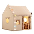 thumbnail image 1 of Kids Castle Play Tent - Spacious Indoor/Outdoor Design with Mat and Lights, Durable Polyester for Imaginative Adventures, Easy Setup and Storage, 1 of 9