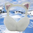 thumbnail image 2 of Ensemble de Gants et Cache-Oreilles pour Femmes, Cache-Oreilles Silencieux, Petites Oreilles, Cache-Oreilles Unisexes, Cache-Oreilles Pliables pour Femmes, Cache-Oreilles d'Hiver Pliables et Chauds pour Enfants, 2 of 6
